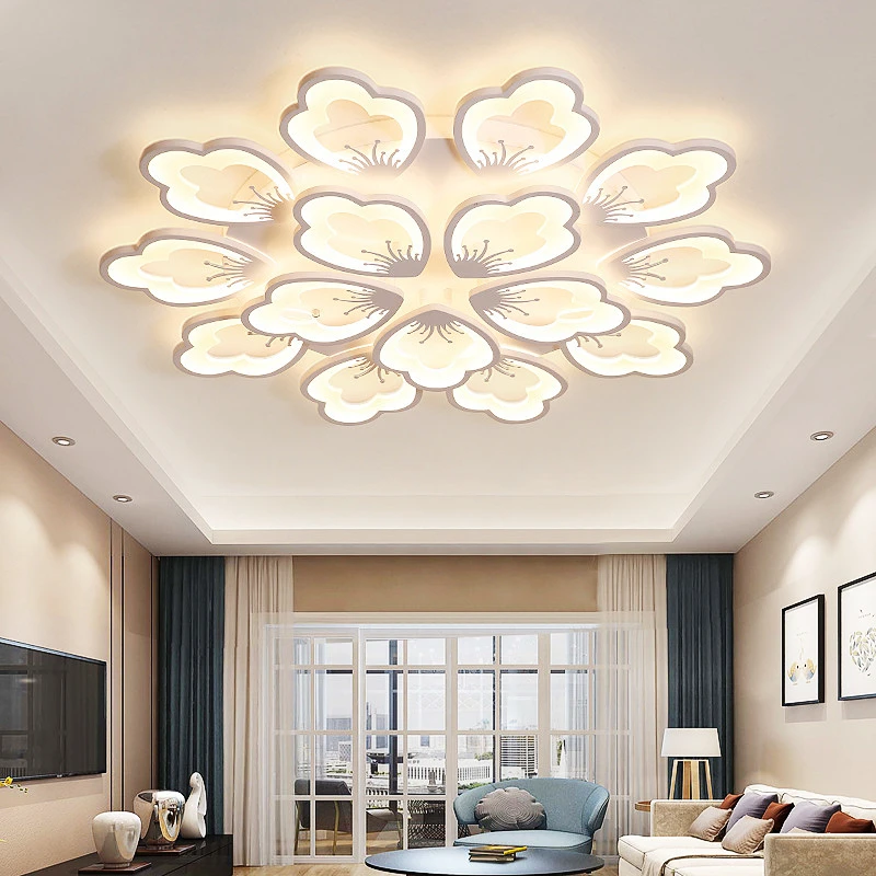 Moderný tvar LED svetla LED svetlo LED stropný luster LIST pre stropnú LIST pre obývaciu izbu Spálňa stropná lampa domáci luster diaľkový smiech