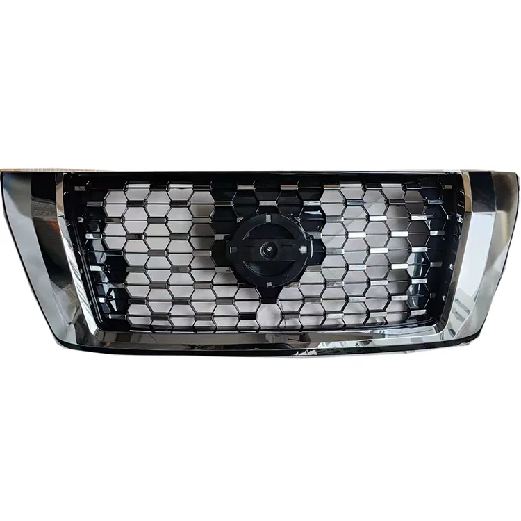 Modifikovaný predný nárazník Y62 CAR Chrome Grille Grill pre Nissan Patrol 2010-2022 Príslušenstvo
