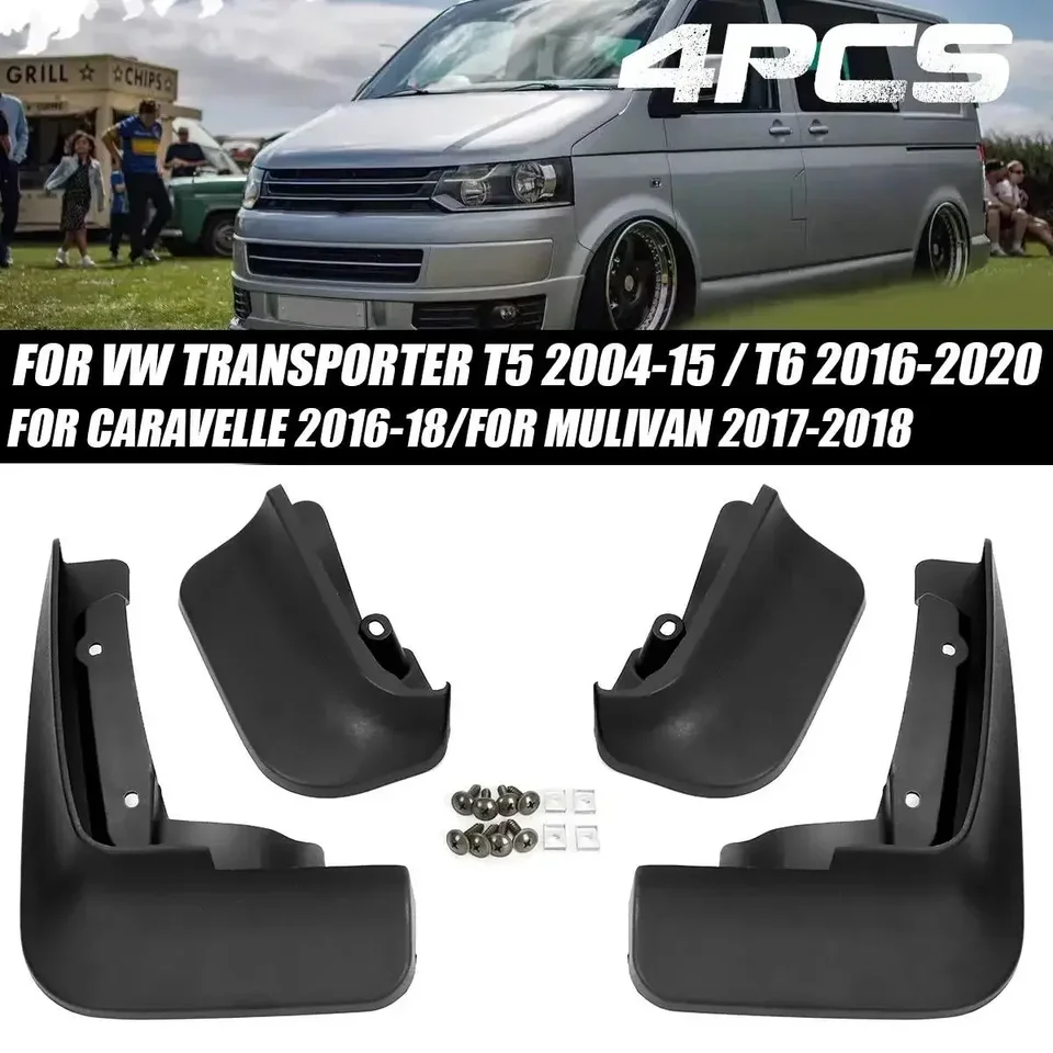 Modifikovať klapky bahenného bahna bahna bahna pre klapky pre transportér Volkswagen VW T5 T6 Caravelle Multivan 2004-2019 Body Kit