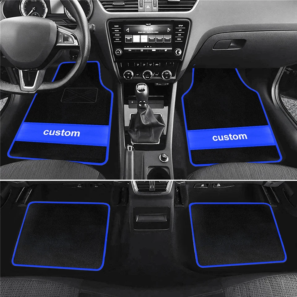 Modré auto podlahy pre Renault Scenic Koleos Laguna Megane Latitude Logan Sanddero Duster Kadjar Clio Espace pre autá SUV Truck SUV