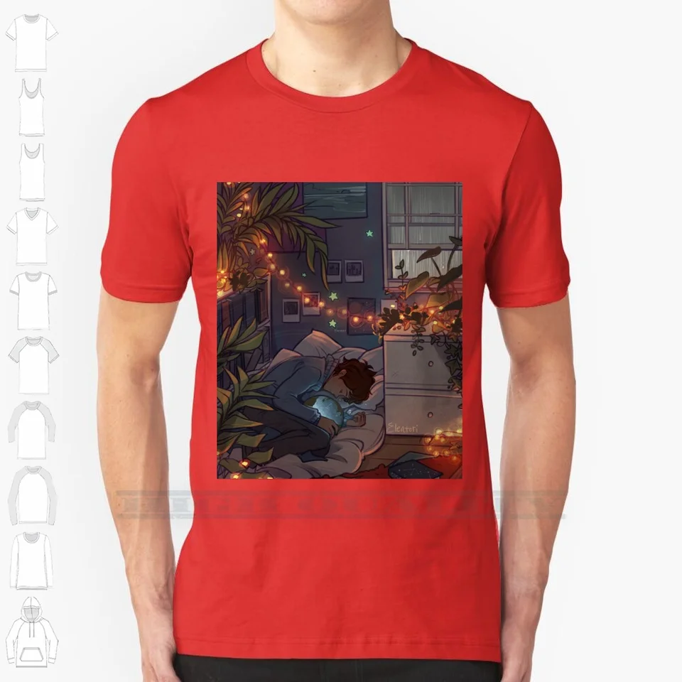 Modré pery 100% bavlnené tričko Lance Voltron Tee s krátkym rukávom Darček s dlhým rukávom