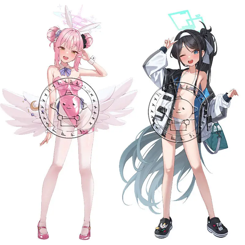 Modrý archív tenndou arisu cosplay anime figúrka akrylového stojanu modelové tanier dekorár stojace znakové figúrky