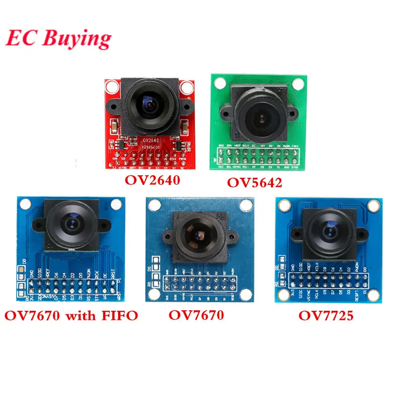 Modul fotoaparátu OV7670 OV7725 OV5642 OV2640 OV7670 s FIFO CAM MODULE Image Sensor STM32 Podporuje VGA CIF JPEG 30W pre Arduino
