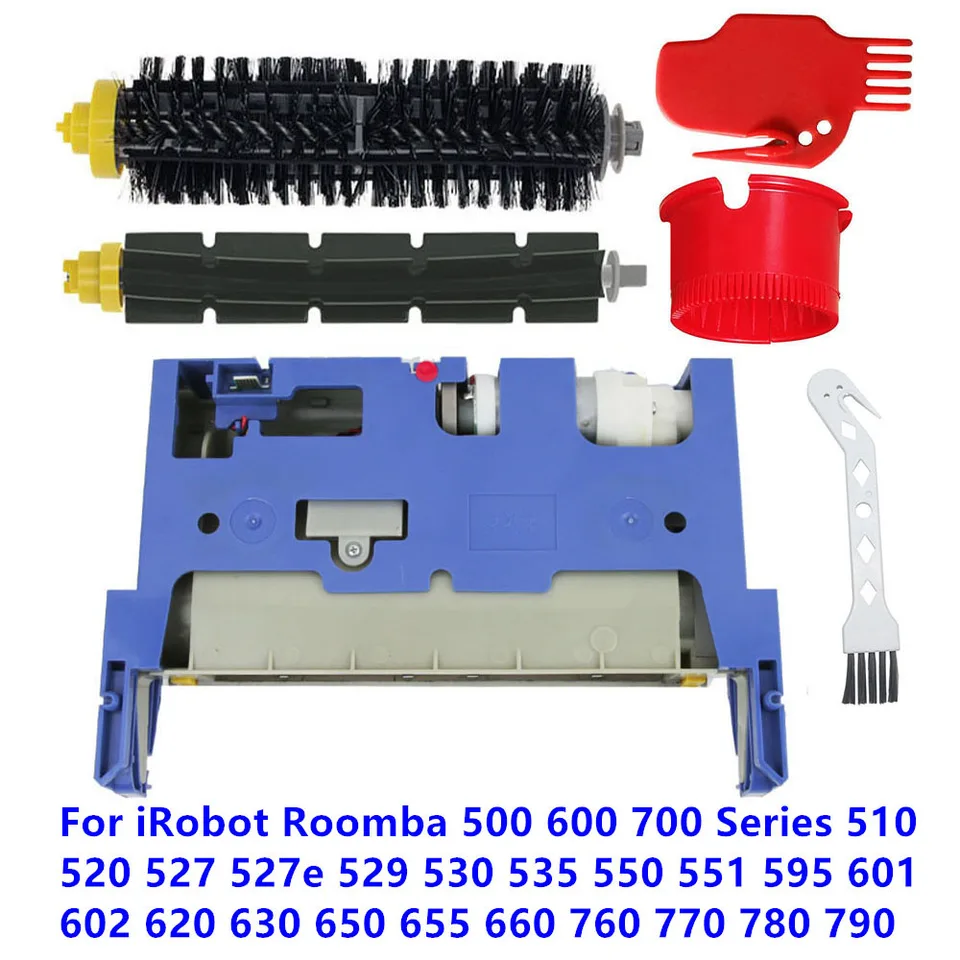 Modul zostavovania čistých hlavy hlavného kefy pre Irobot Roomba 500 600 700 Series 527 550 595 620 630 650 655 760 770 780 790