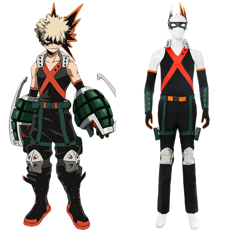 Moja hrdinská akademickú obec boku no hrdinský akademickú obec Katsuki Bakugou Cosplay kostýmový outfit