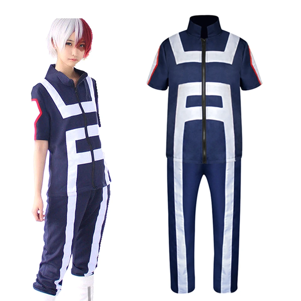 Moja hrdinská akademickú obedy boku no hrdinský akademickú obec cosplay kostým mužov Men žien školský uniformný telocvičňa výcvik športového oblečenia tričky nohavice set