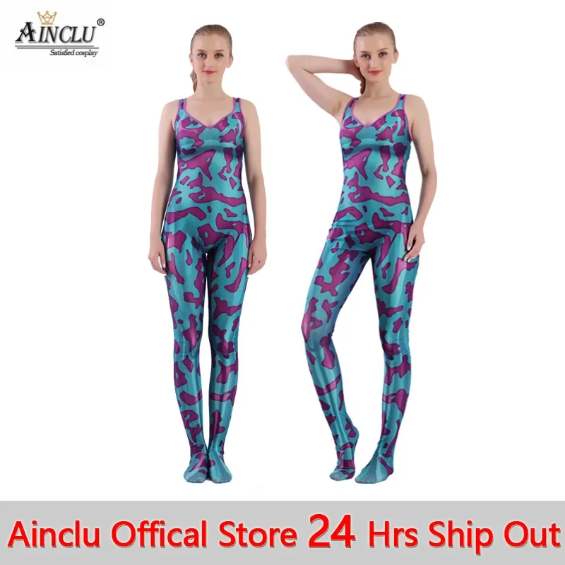 Moja hrdinská akadémia Ashido Mina Cosplay kostýmy pre ženy dievčatá 3D tlačené spandex Zentai Pinky Halloween kostým kostýmy kostýmy