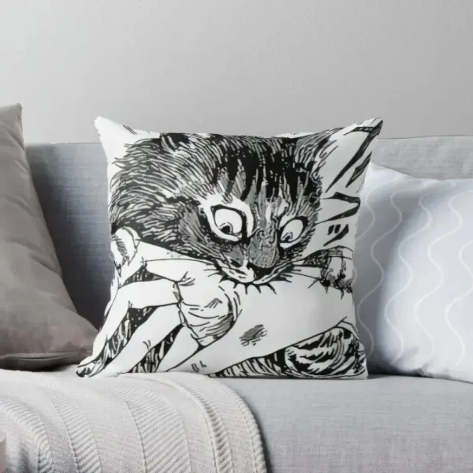 Moja roztomilá mačka Tomie Junji ito tlač vankúšov vankúš Spaž