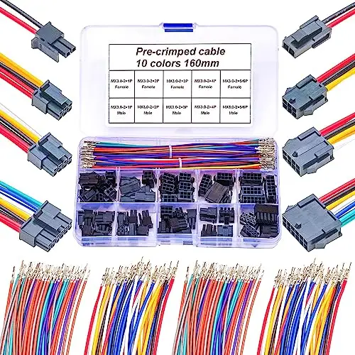 MOLEX 3,0MM Muž a samica predlžovacia súprava MOLEX Micro-FIT 3,0 DUAL ROW 2 * 1/2/3/4/5/6PIN KAŽDÝCH KAŽDÝCH (MX3,0-MF-160)