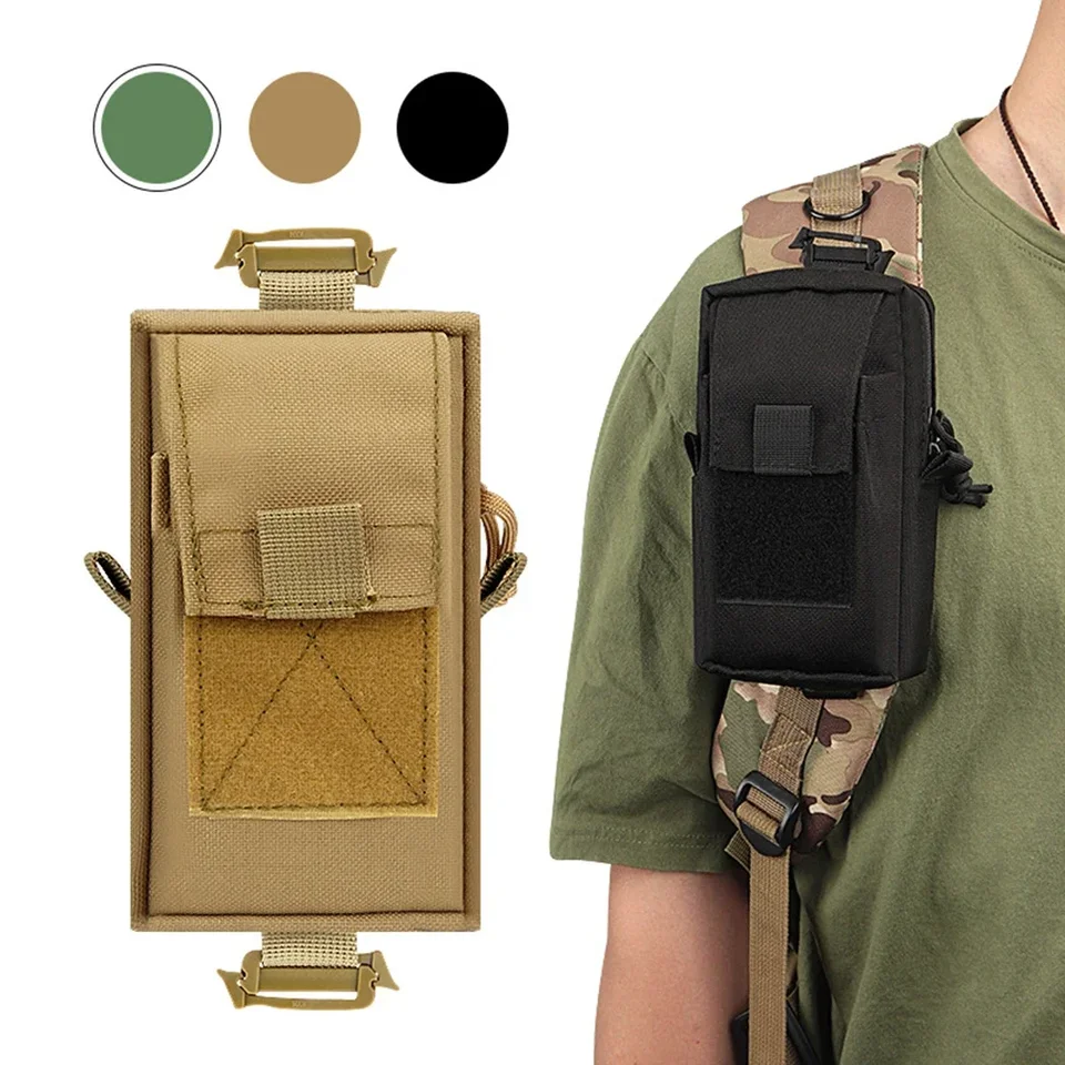 Molle batohový remienok s taškou EDC Storage Bag Outdoor Sports Mountaining Bag zavesenie doplnkov Multifunkčné vrecko na pás
