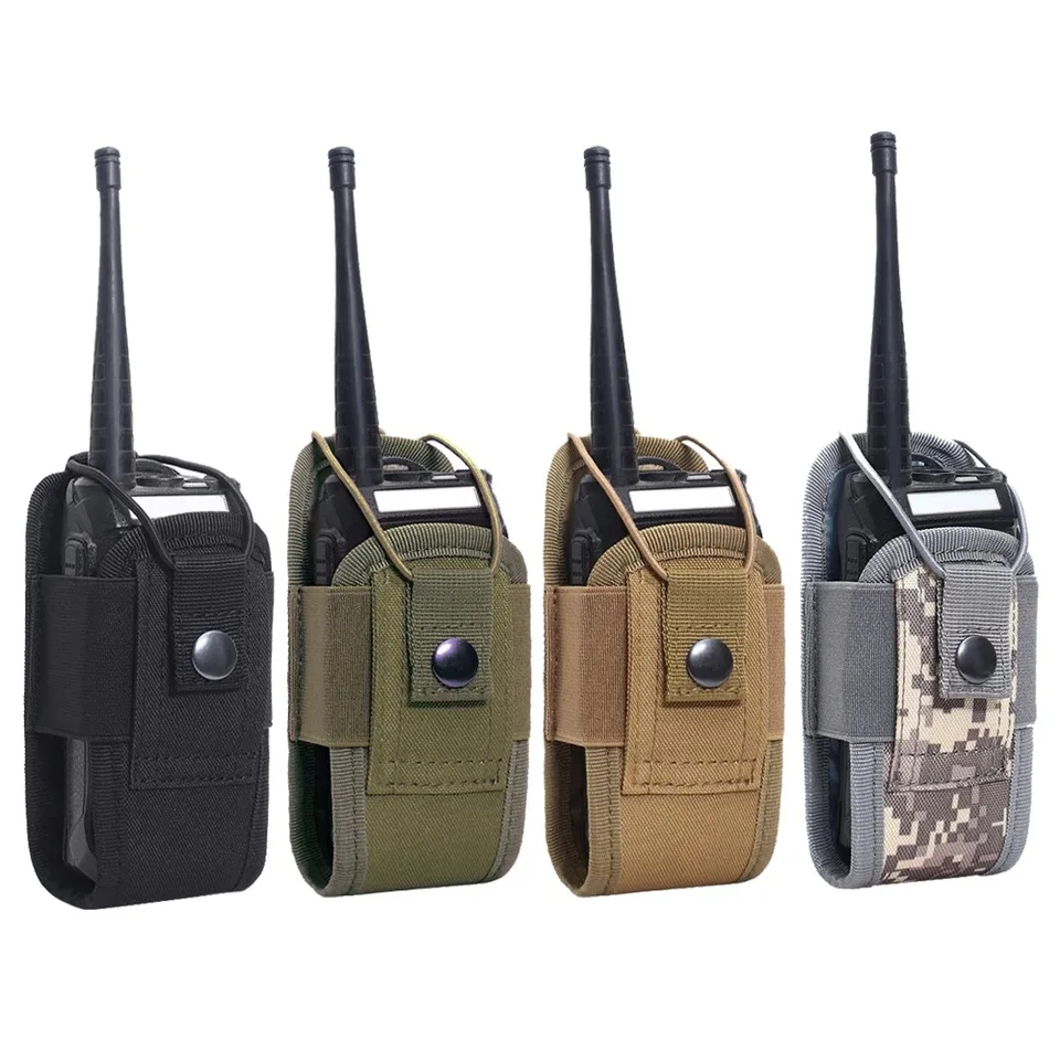 Molle Radio Pash Interphone Storage Bag Edc Outdoor Camping Hunting Hunting Magazine puzdro Walkie Talkie Case Držitie pasákových tašiek