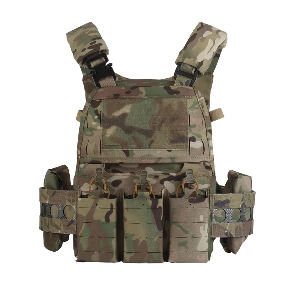 Molle taktická vesta Body Armor prenosný airsoft tréning Triple Magazine Magazine puzdro ferro v5 fcpc lovecké platne modulár