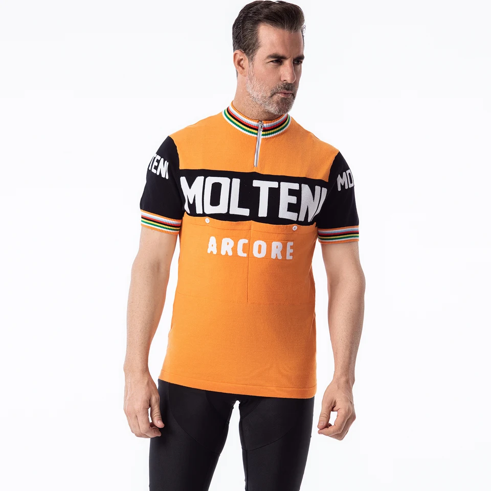 Molteni Arcore merino vlna retro cyklistický dres
