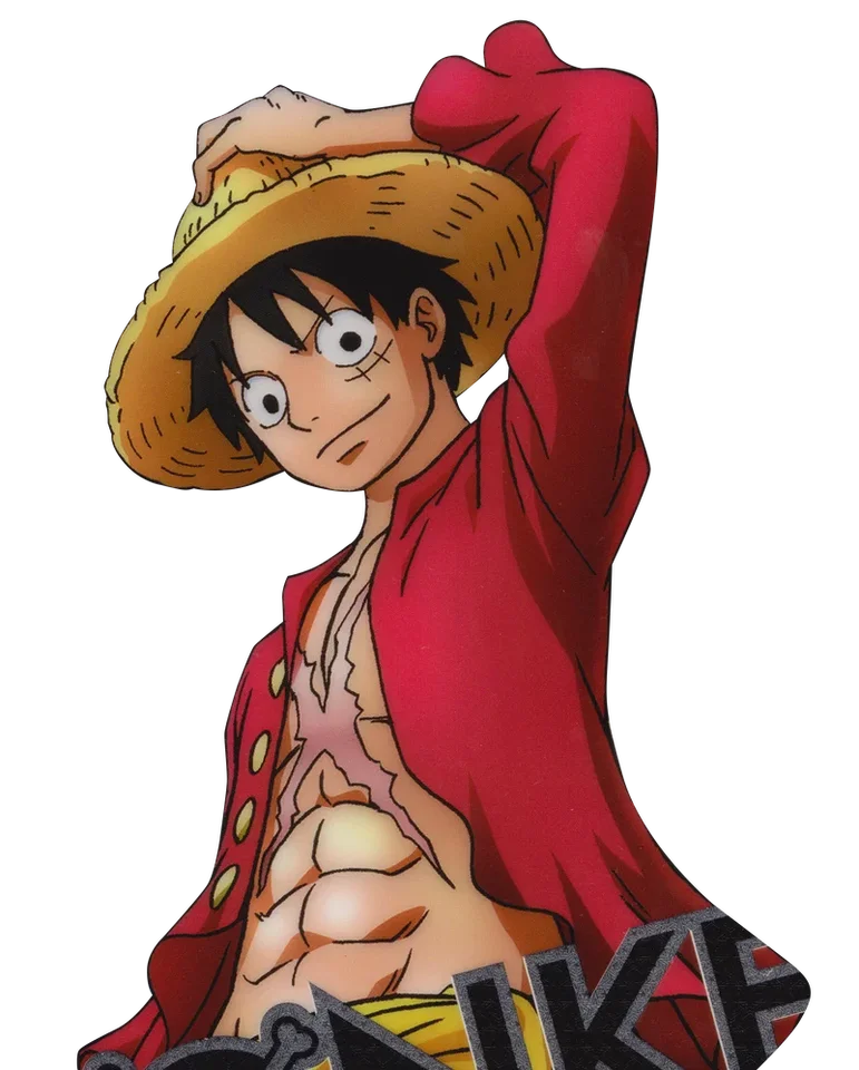 Monkey D. Luffy One Piece Hat -odolný voči poveternostným vplyvom Anime nálepka automobilu 3 
