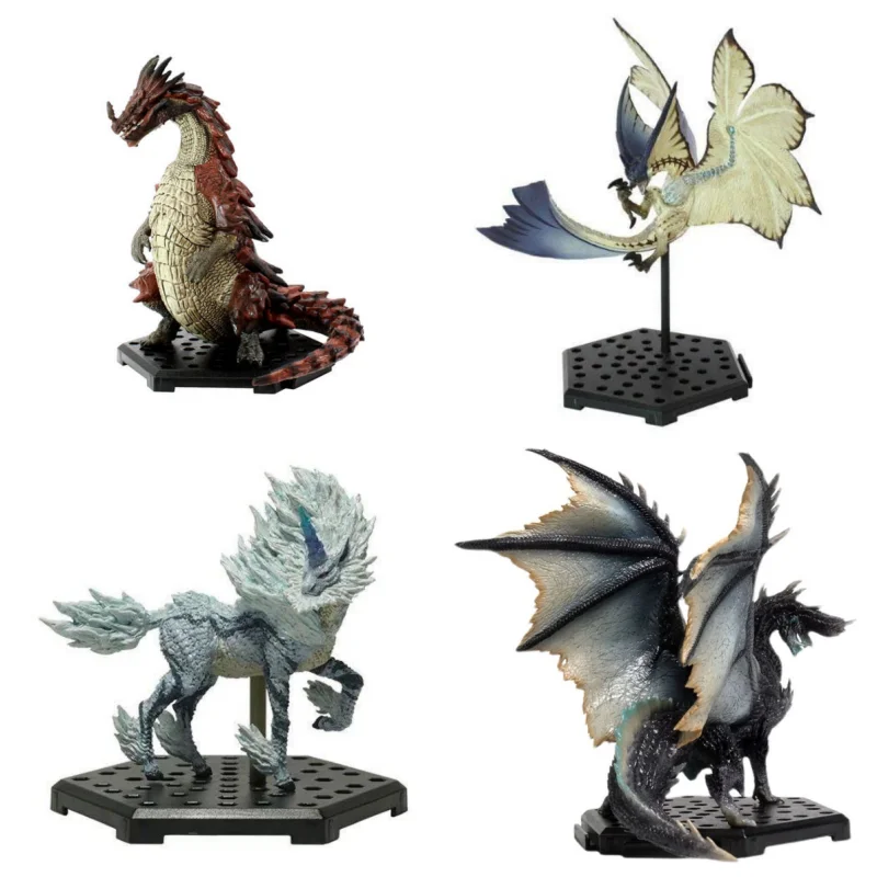 Monster World Anime Action Figuter Hunter Plus All Dragon Rathalos Nergigante Nargaguga Zinogre Kushala Figure Model Hračky