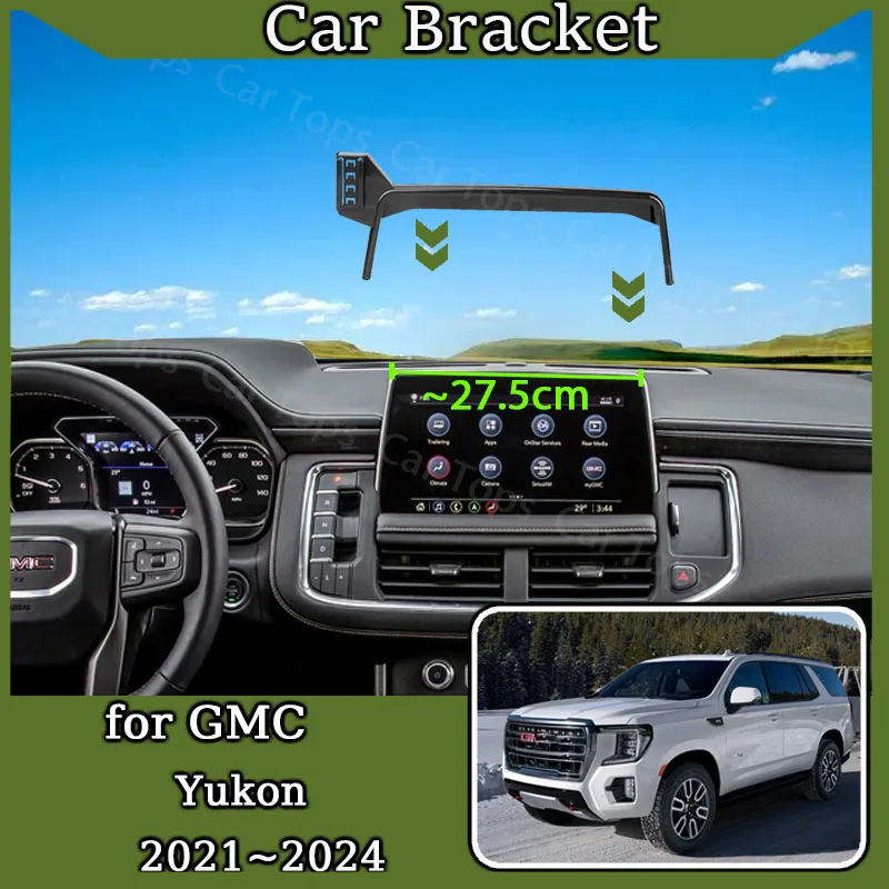MONT CAR FOR GMC Yukon AT4 2021 2022 2023 2024 Držiak mobilného telefónu Držiteľ mobilného telefónu GPS GRACET Gravity Gravity Automatické príslušenstvo