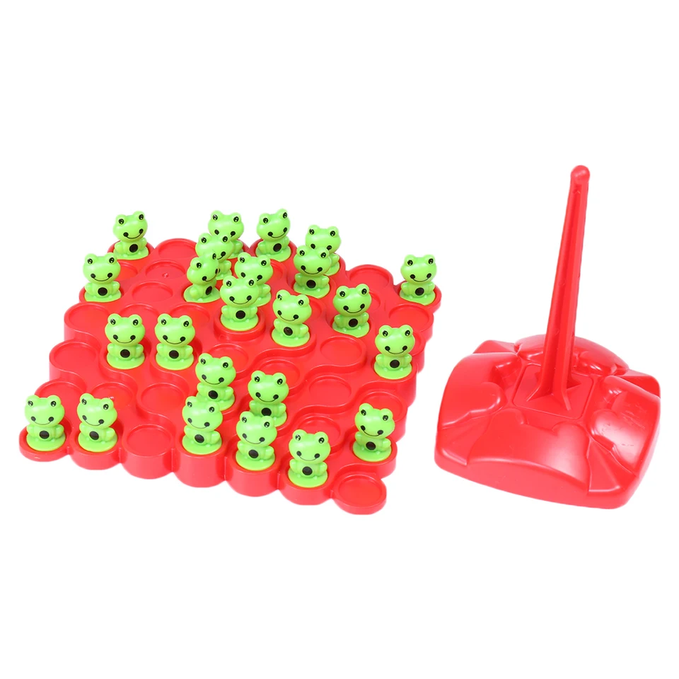 Montessori stolové hračky hračky Fun Educational Frog Balance Hračky Hračky rodič-dieťa Interaktívna frog Balance Board Game