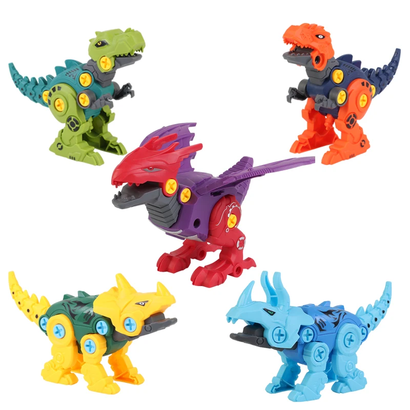 Montáž rozoberte dinosaurus Screck Plastické tehly