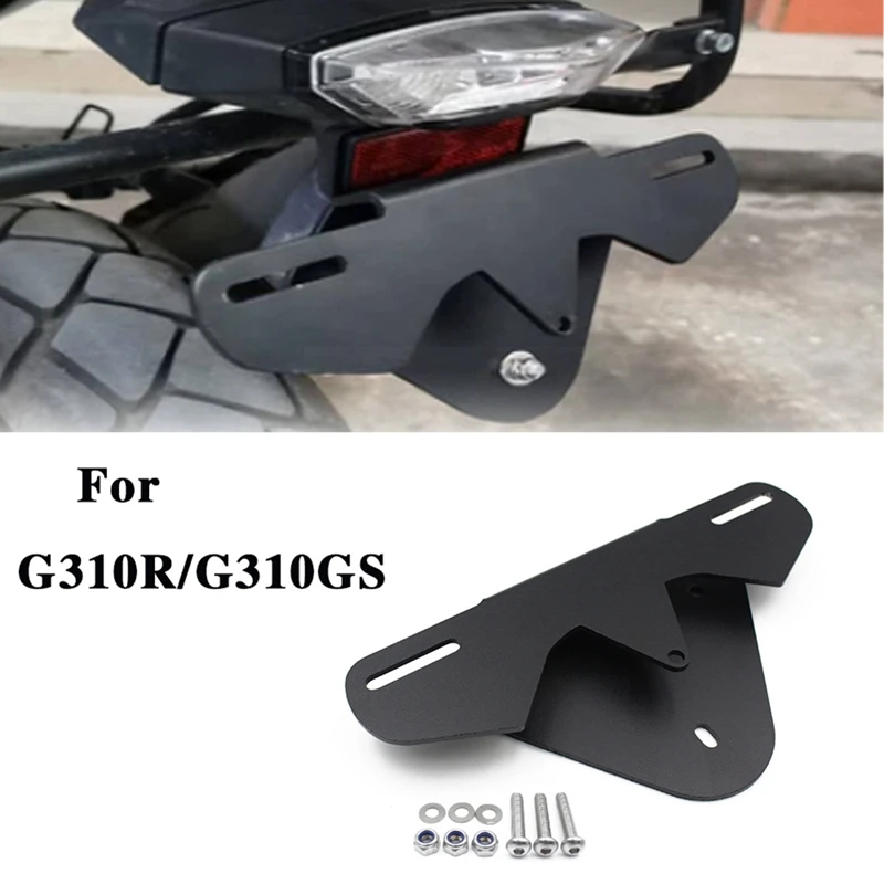 Montážna držiak na motocykle Montážna držiak Zadný chvost Ráme hliníkovej držiaka Doska fixovaná na výmenu BMW G310R G310GS