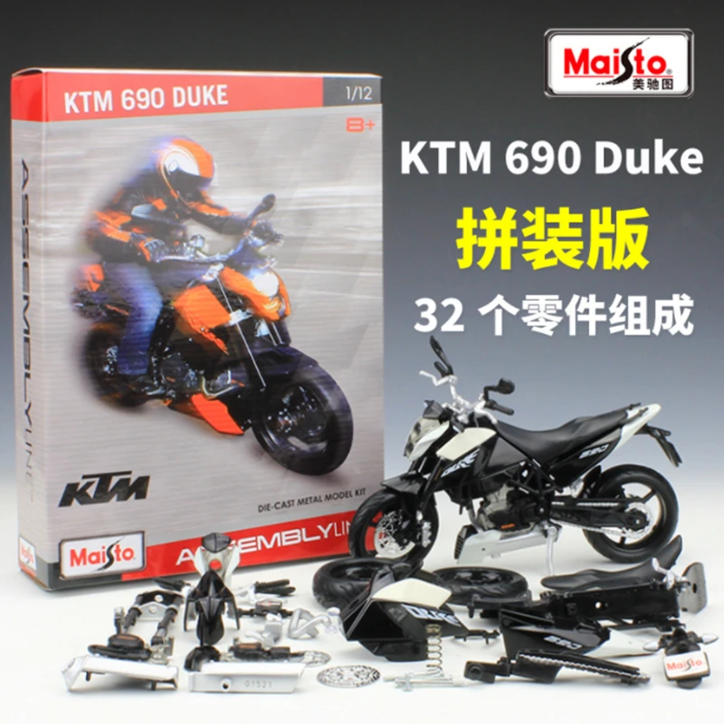 Montážna verzia Maisto 1:12 KTM 690 Duke zliatiny športový motocykel Model Diecast Metal Racing Motocykel