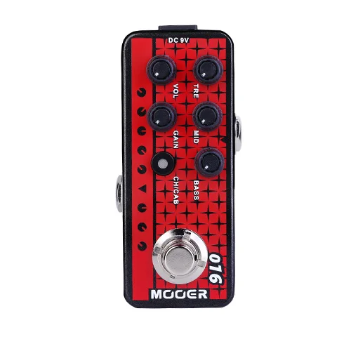 Mooer 016 Phoneix Guitar Effect Pedál Digitálny predzosilňovač reproduktorový skrink simulácia vysoký zisk
