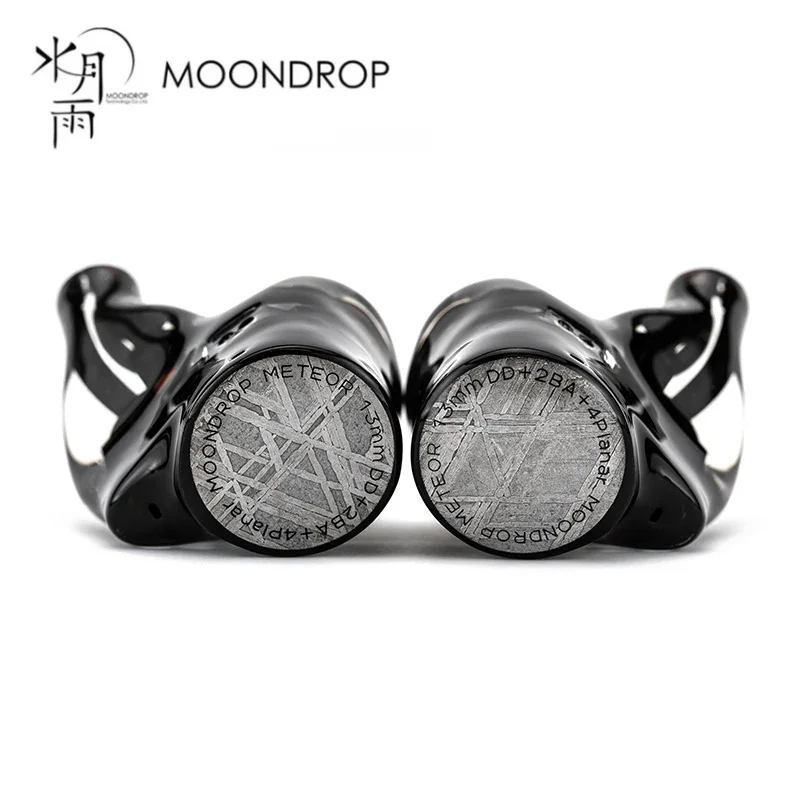 Moondrop Meteor 1DD+2BA+4planar IEMS zapojené do uši slúchadlá viacerých jednotiek Hybrid 4,4 mm vyvážená 3,5 mm zástrčka