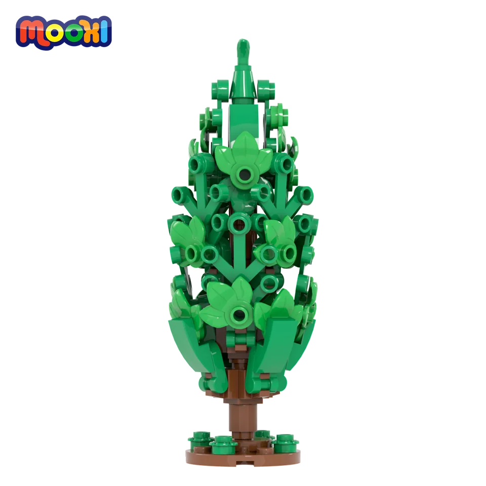 MOOXI MOC3033 Plant Series 87ks DIY Scéna MOC Kvetinové rastliny stromy modely Detské hračky Darčeky Kreatívne stavebné bloky