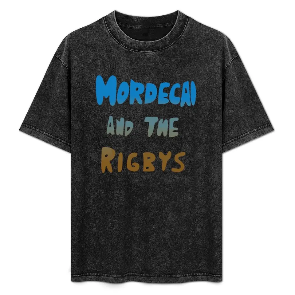 Mordecai a Rigbys Tričko s nadmerným tričkom Tričko Roztomilé oblečenie grafika Vintage T tričko muži
