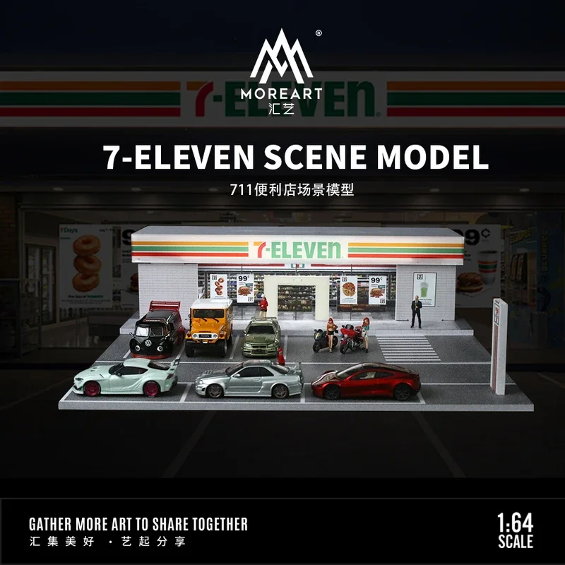 MOREART: 1:64 711 Model scény na zostavenie scény pre osvetlenie