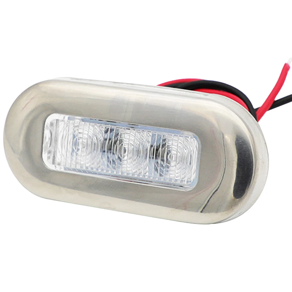 MORINE LOD LED LED SILL LIGHT DC 12V LED zdvorilostné ľahké vodotesné LED chvostové lampa schodisko PACK TRANSOM LIGHT pre jachtu námornú lampu