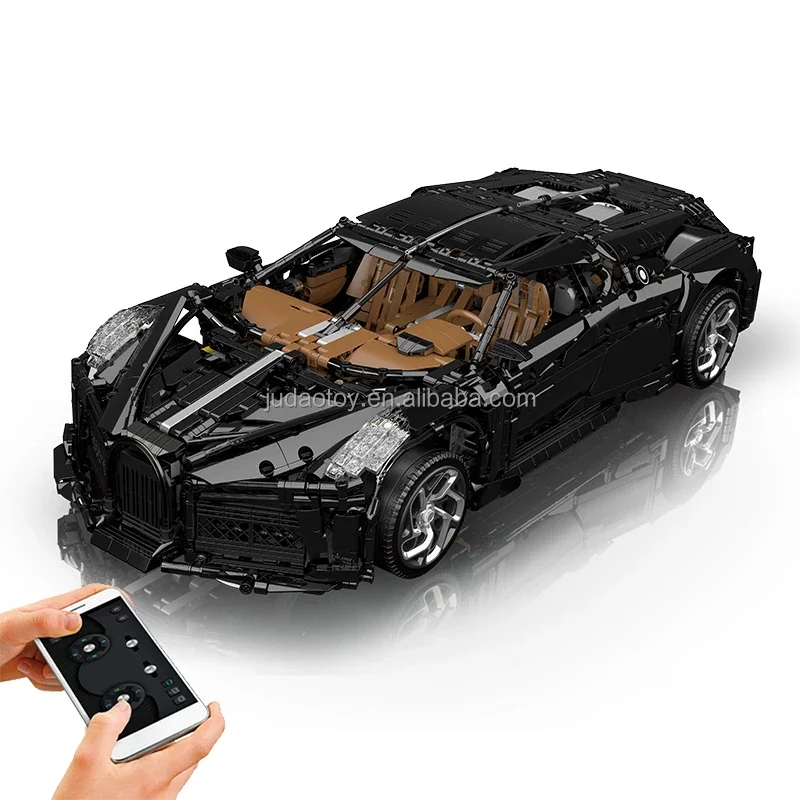 MORS KING 13163 Technická aplikácia Diaľkové ovládanie športových automobilov Model budovy 4688psc MOC Racing CAR pre dospelých bloky hračky pre deti