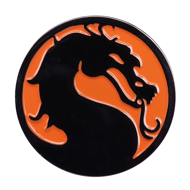 Mortal Kombat klope Pin Pin Dragon Combat Arcade Fighting Game Lovers Musia mať klasickú zbierku