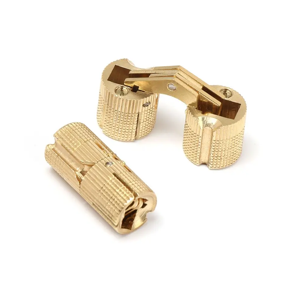 Mosadzný nábytok Hinges 8-18 mm valcová skrytá skrinka neviditeľné pánty pre hardvérový darčekový box 8 mm/10 mm/12 mm/14 mm/16 mm/18 mm