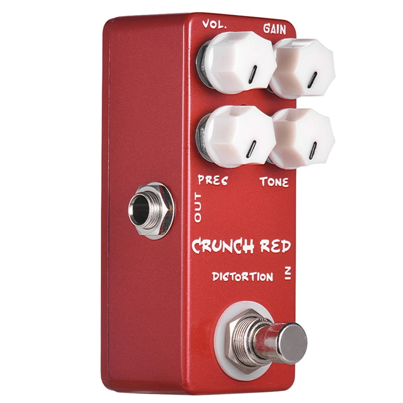 Mosky Crunch Red Pedal Guitar Multi-Effects Procesor Pedals pre elektrické gitarové doplnky ukulele basové hudobné nástroje