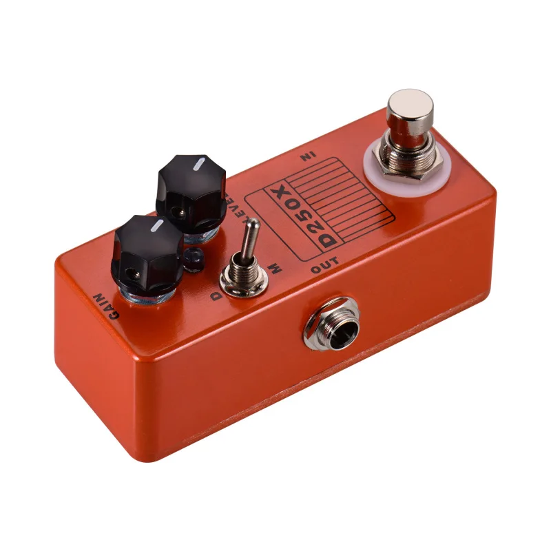 MOSKY D250X MINI ELEKTRICKÉ ELECTION ELECTS Pedál Overdrive Preamp Effect Pedal 2 Modely Full Metal Shell True bypass Guitar Pedál