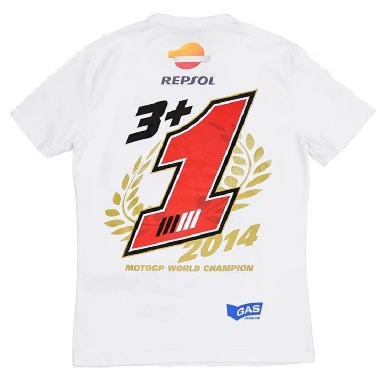 Moto GP Cotton Summer 93 závodné tričko Motocykel jazdiť na krátkom rukáve priedušné mužské/dámske terénne tričko s motocyklom