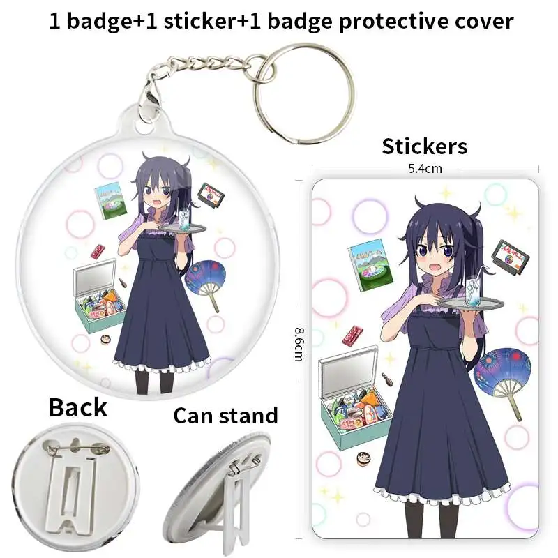 Motoba Kirie anime postava Game Soft Button Odznak Broš