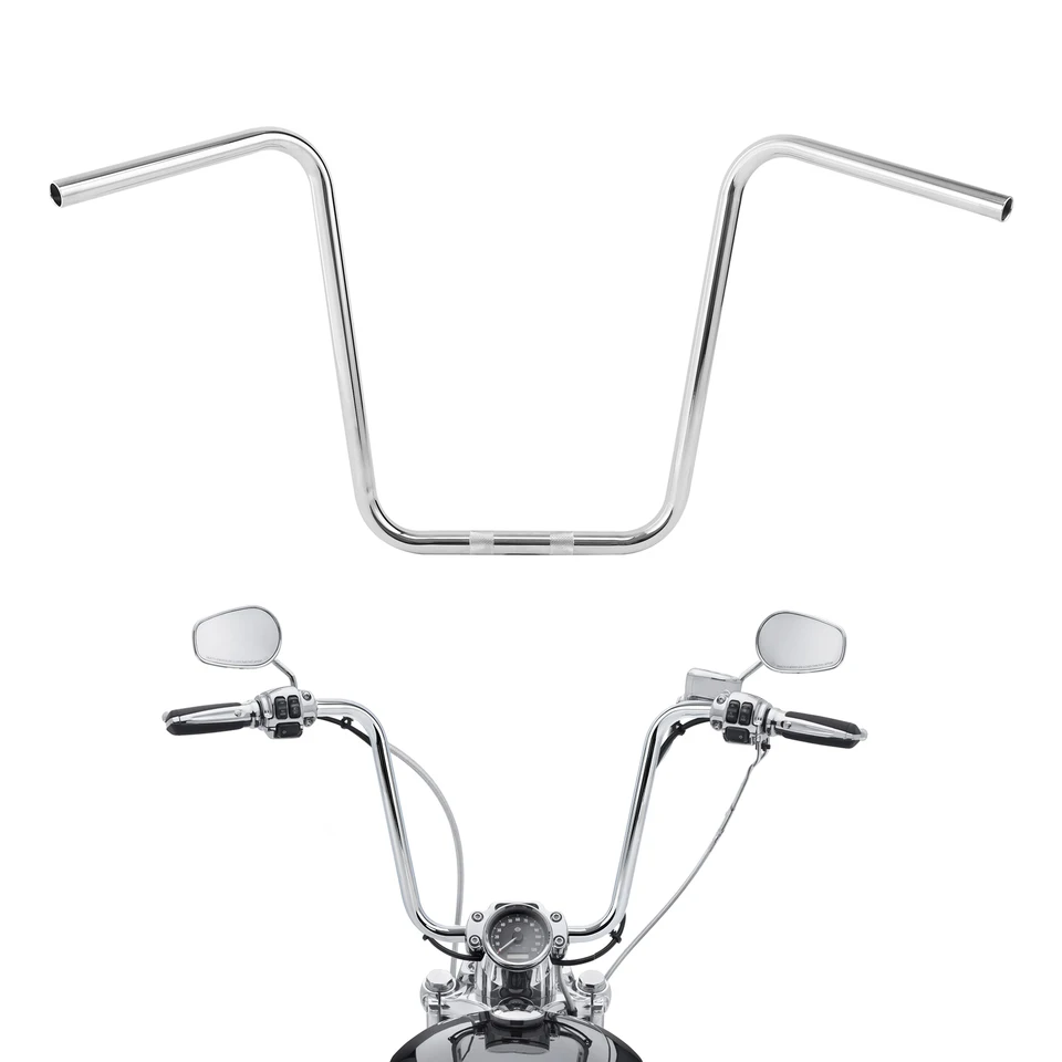 Motocykel 10/12/14/16/18 palca Ape Hanger 1 