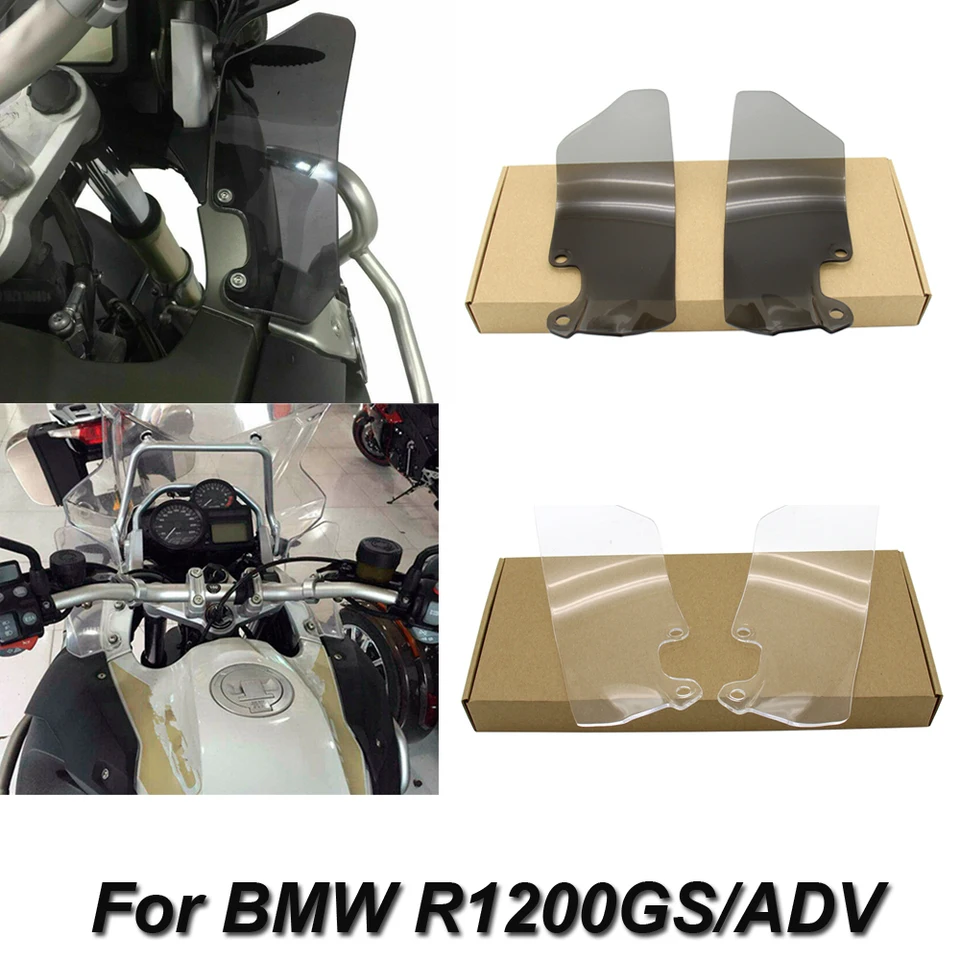 Motocykel 4,5 mm čelné sklo vetracie dosky na bočné panely pre BMW R1200GS 2004 2005 2006 2007 2008 2009 2009 2010 - 2012