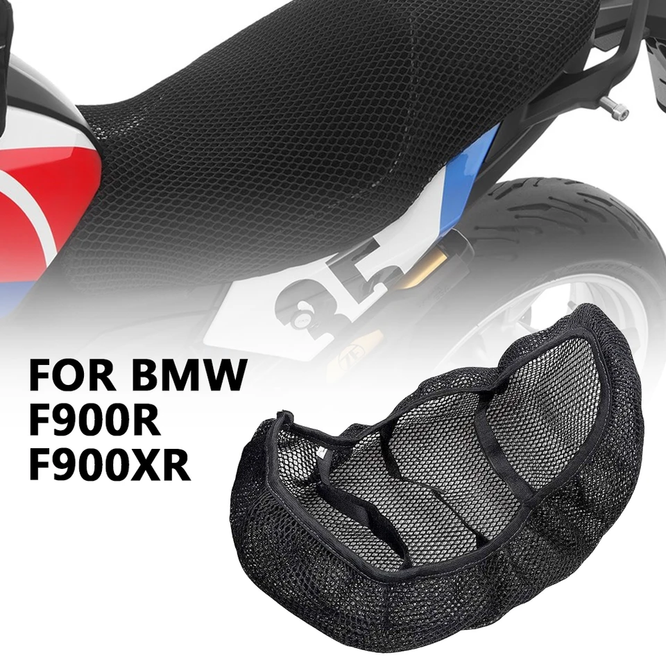 Motocykel anti-sklz 3D tkanina Tkanina Sedadla priedušného vodotesného vankúšového príslušenstva pre BMW F900R F900XR F 900 R XR 2020-