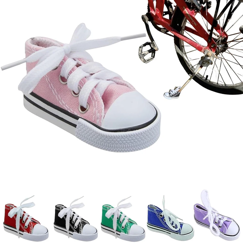 Motocykel Bicycle Foot podporuje malé topánky 7,5 cm mini topánky bočné stojan Kreačný statív kryt Moto dekorácie diely