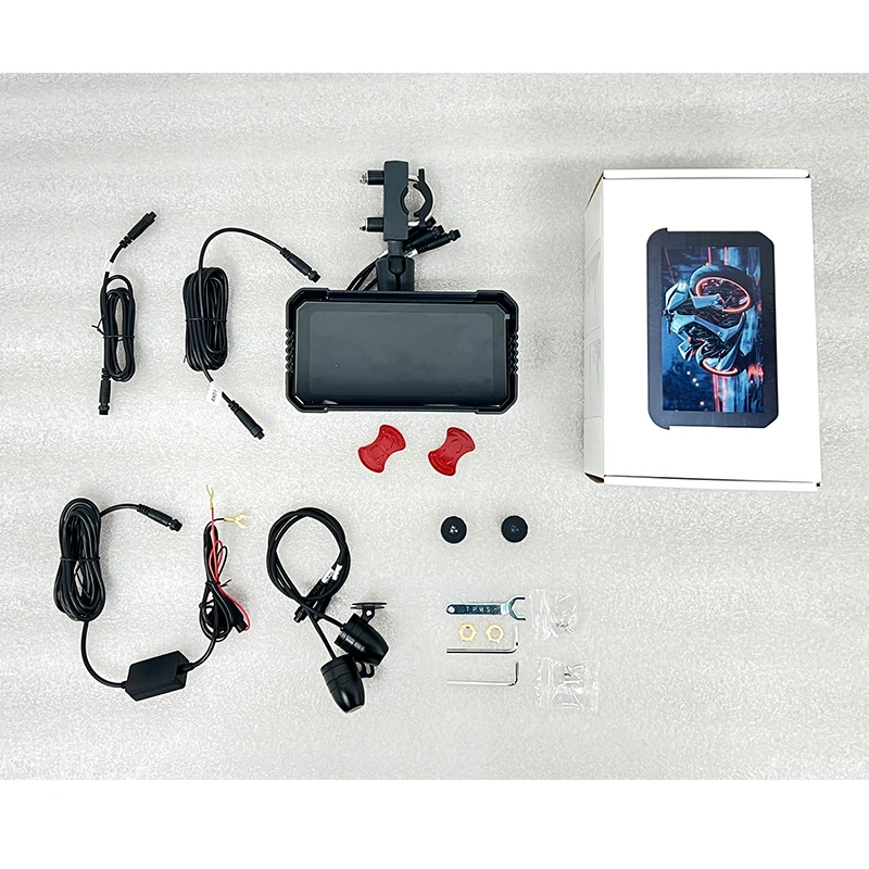Motocykel carPlay 1080p DVR Dash Cam Wireless GPS sledovanie navigácie pre Android Auto IP67 nepremokavý prenosný displej fotoaparátu