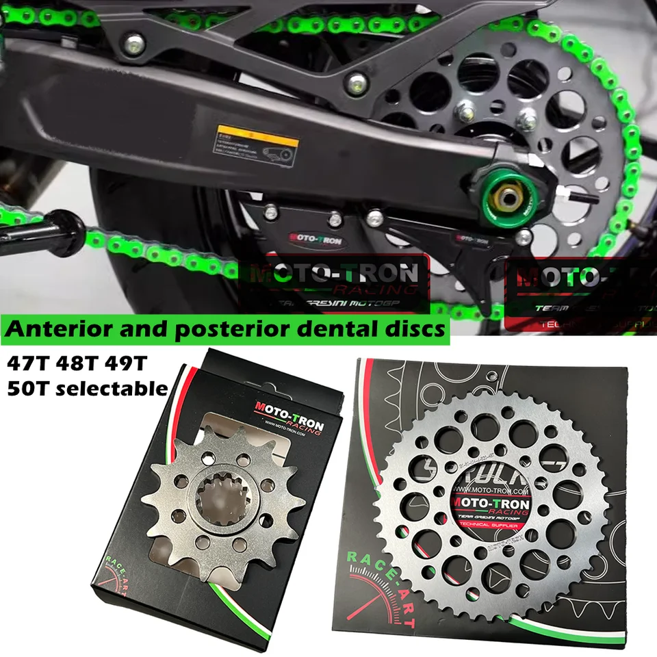 Motocykel CNC predné zadné ozubené koleso pre Kawasaki ZX4R ZX4R SE ZX-4RR Ninja-4R pre 520 špecifikácií Reťaz použite 7075 hliníkový allo