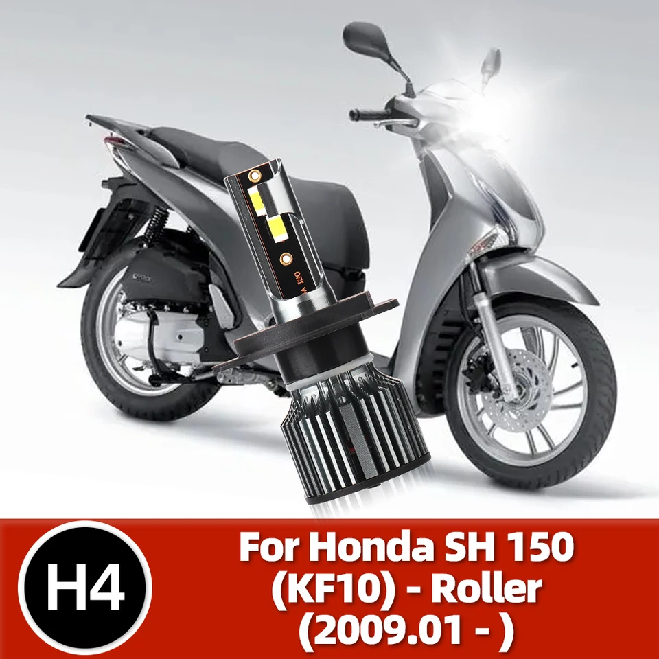Motocykel CSP H4 7500LM LED pre Honda SH 150 (KF10) 2009 2010 2012 2012 2013 2014 2015 2016 2017 2018 2018 2019 2020 2021 2022 2023
