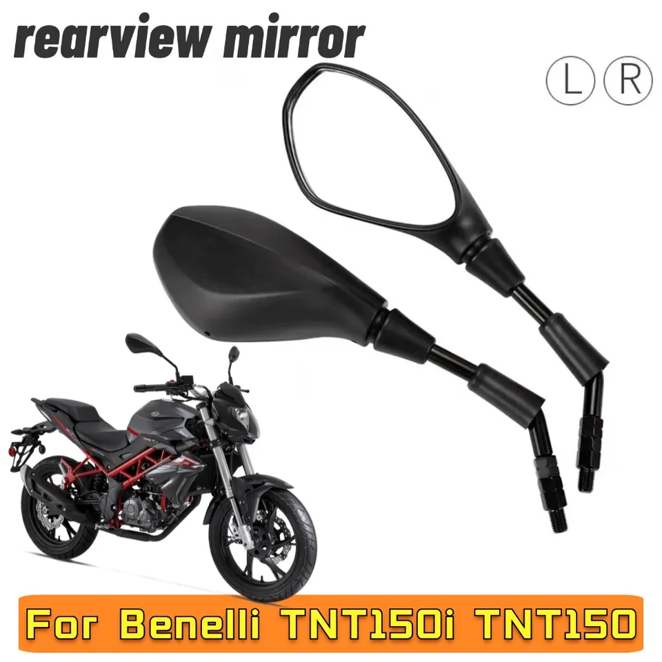 Motocykel Fit Benelli Tnt 150i Tnt 150 Originálne spätné zrkadlo zadného zrkadla pre Benelli Tnt 150i Tnt 150