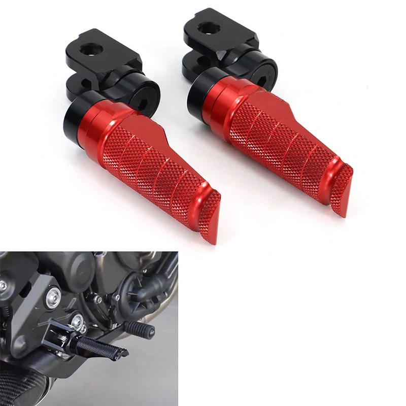 Motocykel Fit for Honda CB1000R CB600F Hornet CB650F CBF1000 CB125R CBR650F CBR250R MSX125 Predné pegs PEGS PEGS FOOLEST nastaviteľný