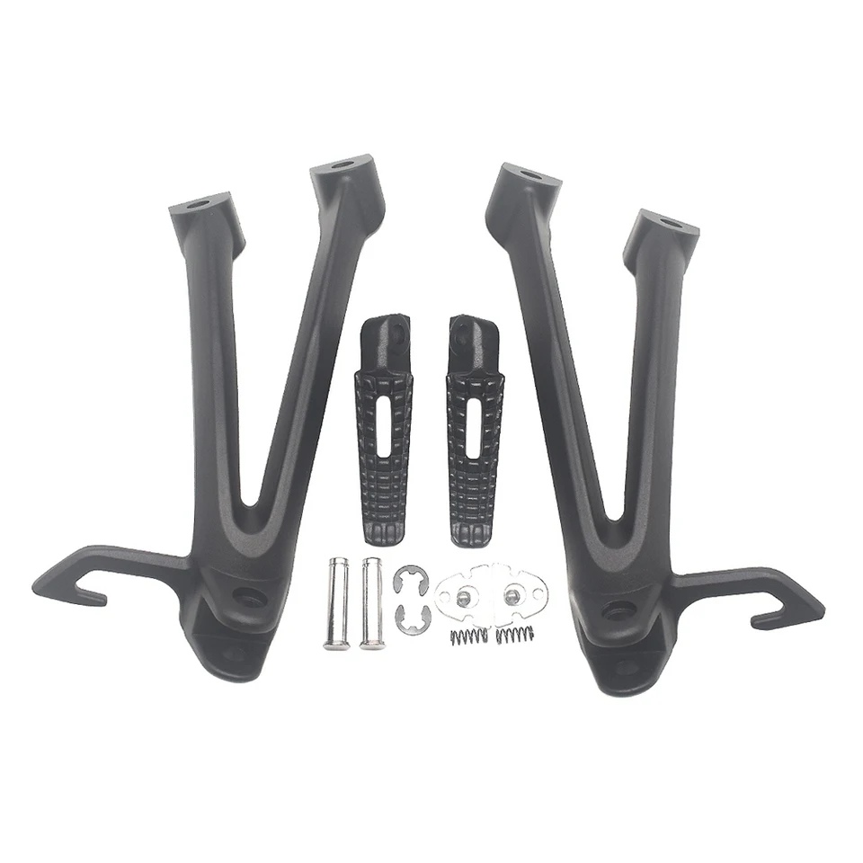 Motocykel Footrest Set Zadné nohy kolíky držiaka držiaka pre Suzuki GSXR600 GSXR750 2006 2007 GSXR 600 750 K6 K7