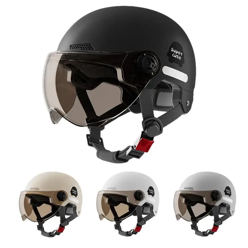 Motocykel Half Heade Gear Multi-Sport Impact Protection Motorcycle Bezpečnosť klobúk so slnečným prielomovým motorom Motocykel Polovica