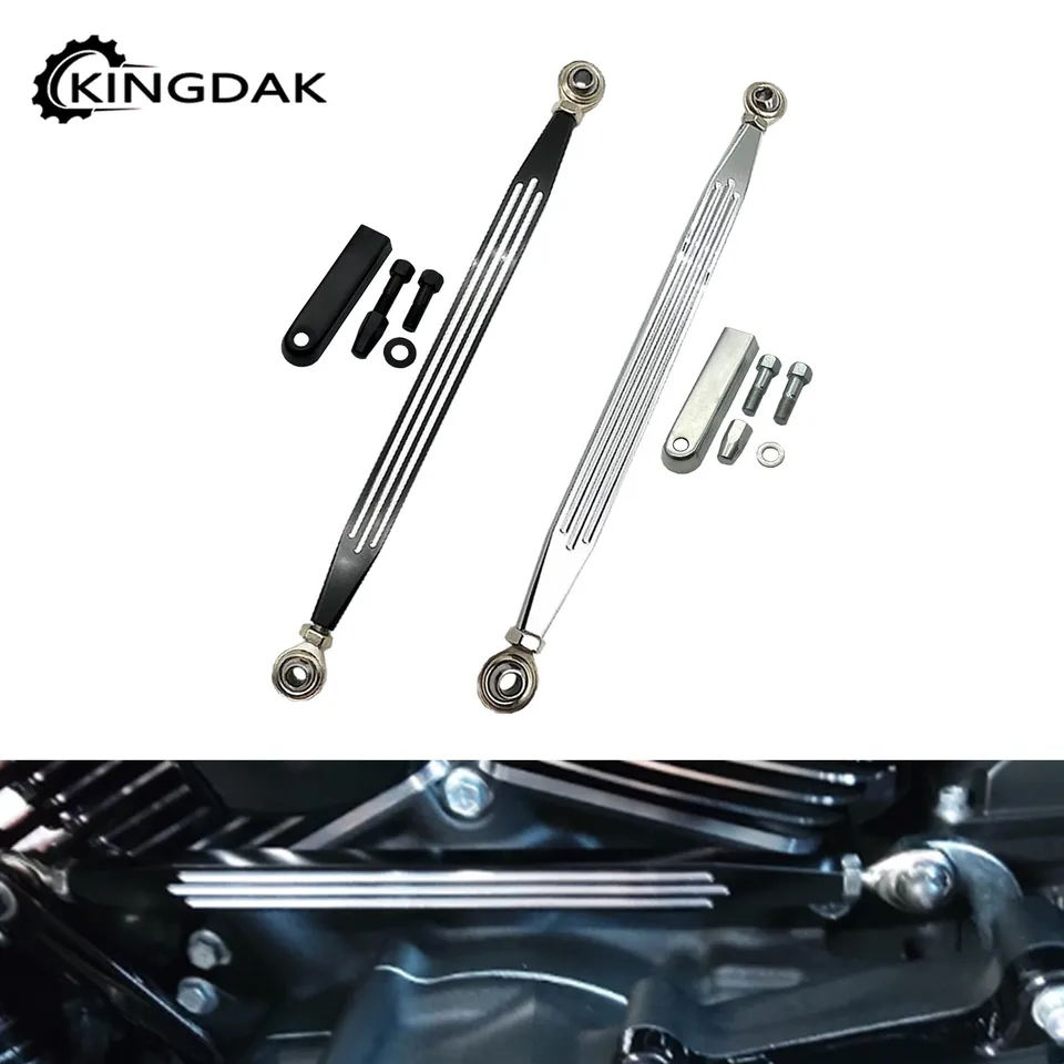 Motocykel hliníkový prevodový rad pre radenie prútov Rod Shifter Black Chrome pre Harley Electra Street Glide Road King Softail 1980-2023