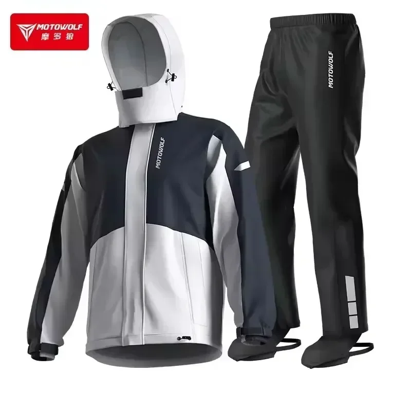 Motocykel jazdiť na dažďových plátkoch vonkajšie motocykle Travel Hardreshll Turisti turistika viacúčelová pláštenka.